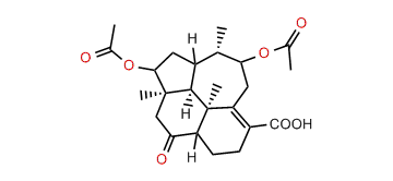 5beta,9beta-Diacetoxy-2-oxo-11(12)-kempen-20-oic acid